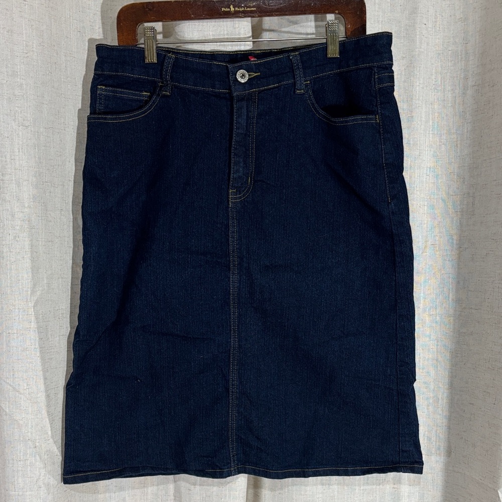 Vintage Y2K Be-Girl Dark Blue Denim Skirt